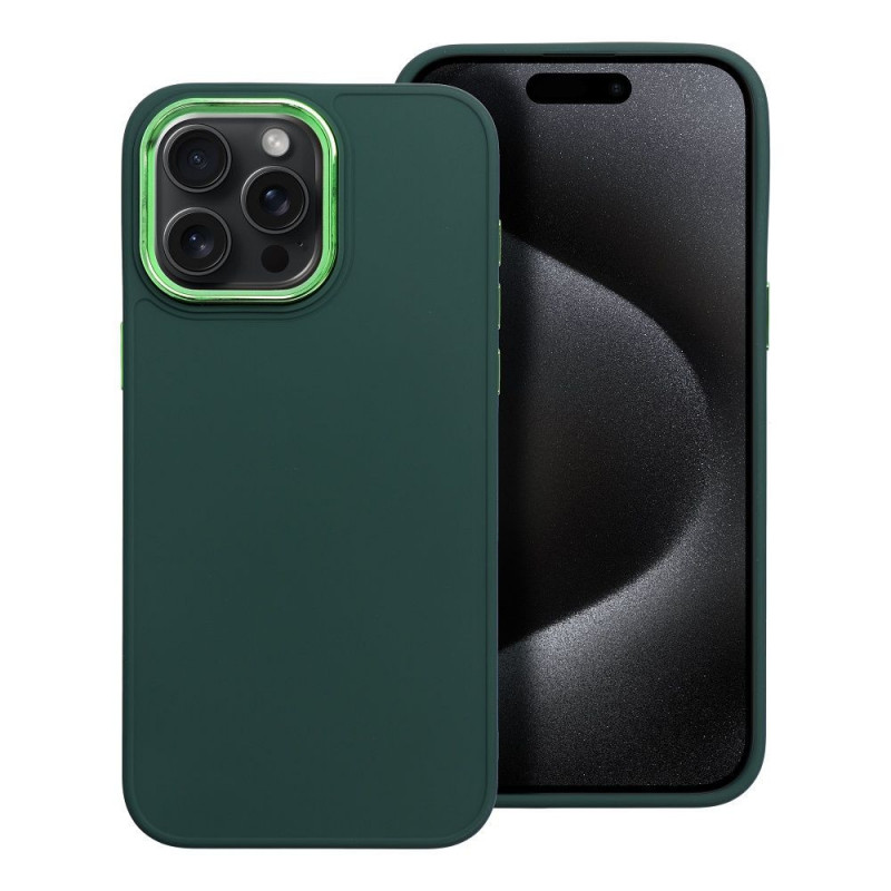 Apple iPhone 15 Pro Max Case FRAME Elegant  Green