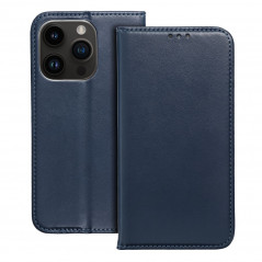 Apple iPhone 15 Pro Wallet Cases Smart Magneto book Navy
