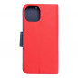 Apple iPhone 15 Wallet Cases Fancy Book Red / Navy