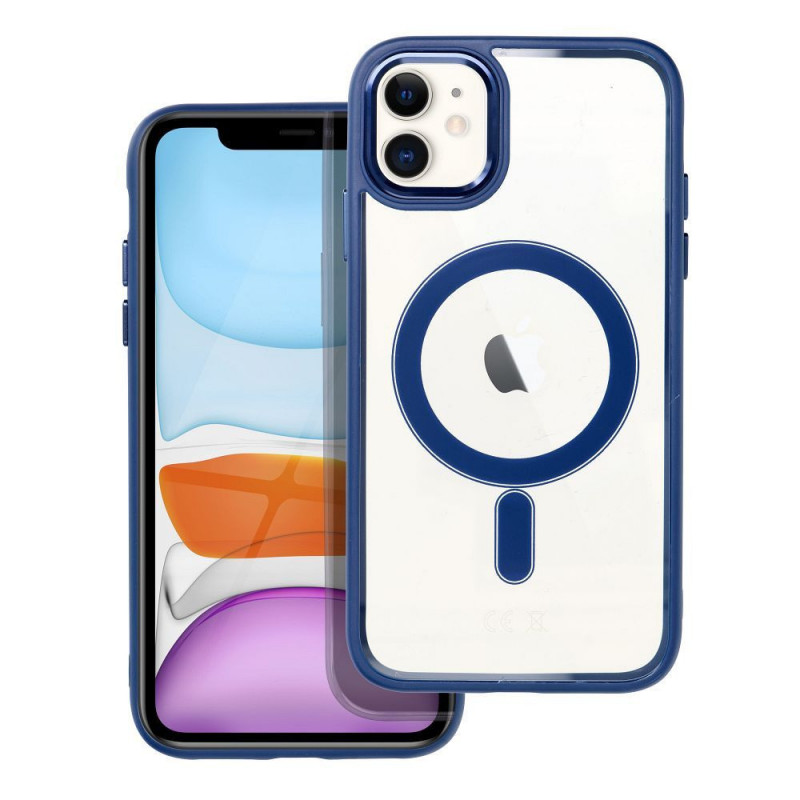 Apple iPhone 11 Case Color Edge Mag MagSAFE  Navy blue