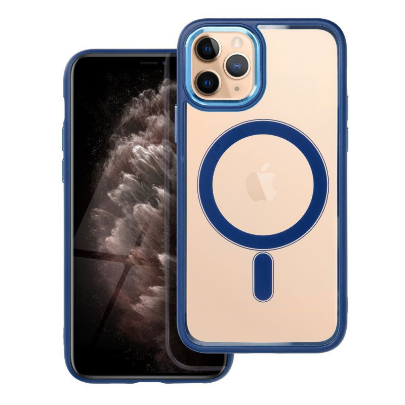 Apple iPhone 11 Pro Case Color Edge Mag MagSAFE  Navy blue