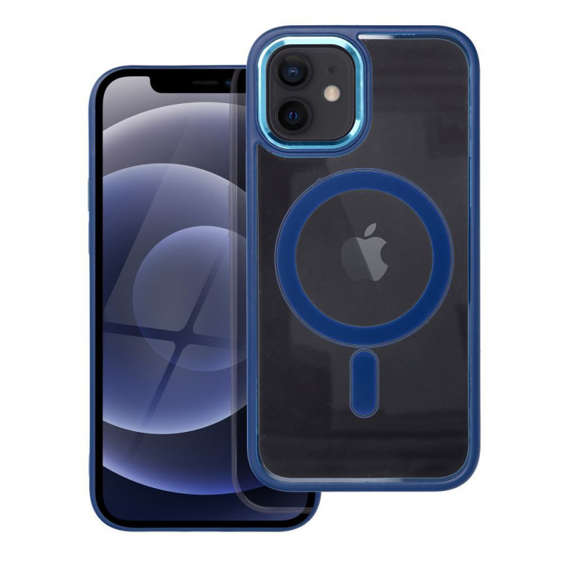 Apple iPhone 12 Case Color Edge Mag MagSAFE  Navy blue