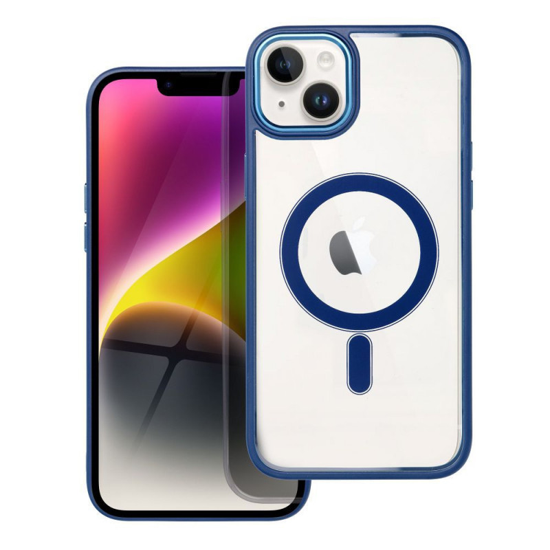 Apple iPhone 14 Plus Case Color Edge Mag MagSAFE  Navy blue