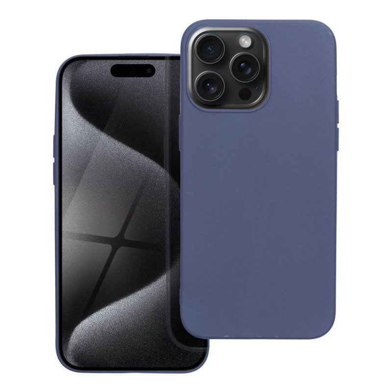 Apple iPhone 15 Pro Case MATT Blue