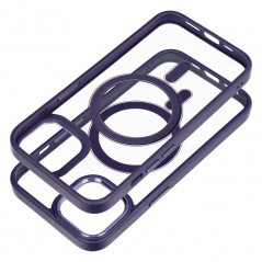 Apple iPhone 14 Case Color Edge Mag MagSAFE  Deep purple