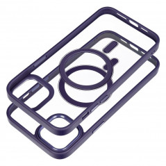 Apple iPhone 14 Plus Case Color Edge Mag MagSAFE  Deep purple