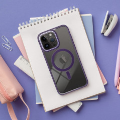 Apple iPhone 14 Plus Case Color Edge Mag MagSAFE  Deep purple