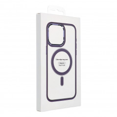 Apple iPhone 14 Plus Case Color Edge Mag MagSAFE  Deep purple