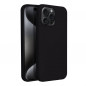 Apple iPhone 15 Pro Max Case Silicone Elegant  Black