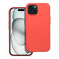 Apple iPhone 15 Case Silicone Elegant  Peach