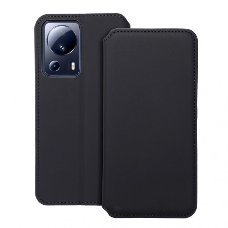 XIAOMI 13 Lite Wallet Cases Dual Pocket book Black