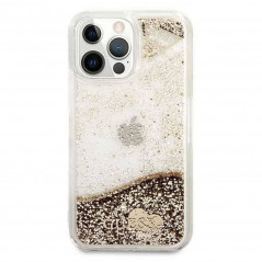 Apple iPhone 14 Pro Case Guess Liquide Glitter Charms Elegant  Gold