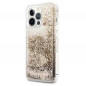 Apple iPhone 14 Pro Max Case Guess Liquide Glitter Charms Elegant  Gold