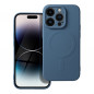 Apple iPhone 14 Pro Case Silicone Mag Cover MagSAFE  Blue