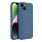 Apple iPhone 14 Plus Case Silicone Mag Cover MagSAFE  Blue