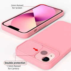 Apple iPhone 12 Case Slide Light pink