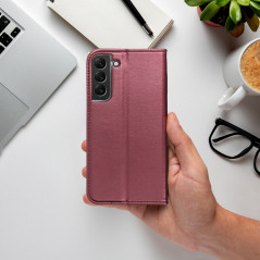 Samsung Galaxy S23 5G Wallet Cases Smart Magneto book Burgundy