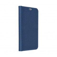 Samsung Galaxy A23 5G Wallet Cases LUNA Book Carbon Carbon Fibre, Elegant  Blue