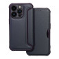 Apple iPhone 14 Pro Wallet Cases Razor Book Carbon Fibre, Carbon pattern  Blue