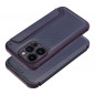 Apple iPhone 14 Pro Wallet Cases Razor Book Carbon Fibre, Carbon pattern  Blue