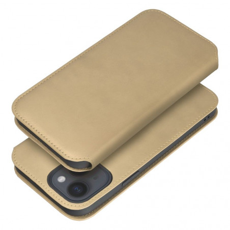 Apple iPhone 14 Pro Wallet Cases Dual Pocket book Gold 
