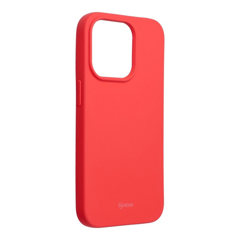 Apple iPhone 14 Pro Case Roar Colorful Jelly Peach pink