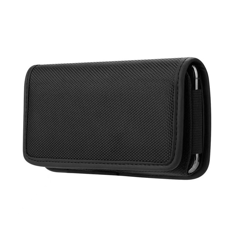 Apple iPhone 11 Univerzálne puzdro, Horizontal holsters Horizontal Belt Holster OXFORD Black