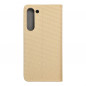 Samsung Galaxy S23 Plus 5G Wallet Cases Sensitive Book Gold