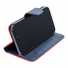 Samsung Galaxy A14 5G Wallet Cases Fancy Book Red / Navy