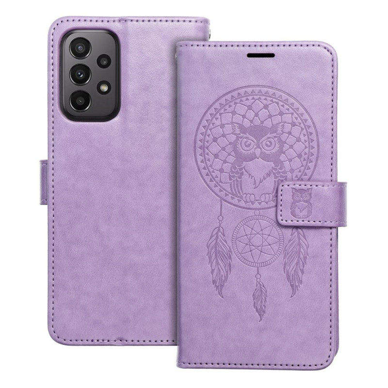 Samsung Galaxy A23 5G Wallet Cases MEZZO Book Dreamcatcher  Purple