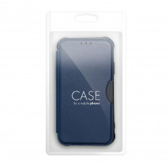 Apple iPhone 13 Pro Max Wallet Cases Razor Book Carbon Fibre, Carbon pattern  Blue
