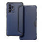 Samsung Galaxy A52 5G Wallet Cases Razor Book Carbon Fibre, Carbon pattern  Blue