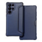 Samsung Galaxy S22 Ultra Wallet Cases Razor Book Carbon Fibre, Carbon pattern  Blue
