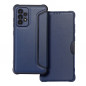 Samsung Galaxy A33 Wallet Cases Razor Book Carbon Fibre, Carbon pattern  Blue