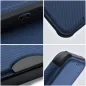 XIAOMI Redmi 9C Wallet Cases Razor Book Carbon Fibre, Carbon pattern  Blue