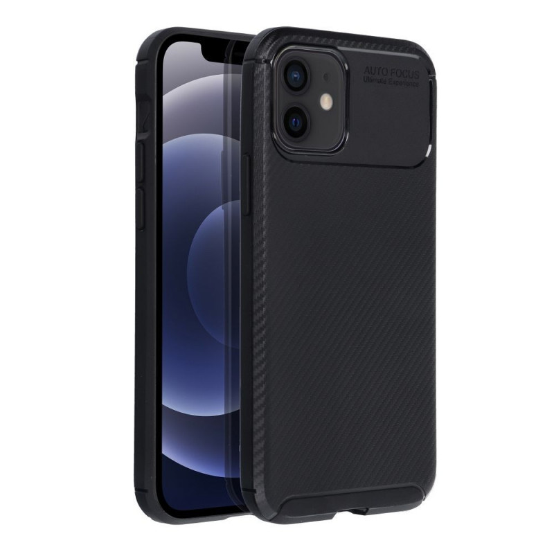 Apple iPhone 12 Pro Case Carbon premium Elegant  Black