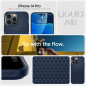 Apple iPhone 14 Pro Case Spigen  Liquid Air Navy blue