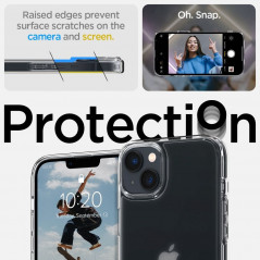 Apple iPhone 14 Case Spigen Ultra Hybrid Crystal clear  Transparent