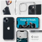 Apple iPhone 14 Case Spigen Ultra Hybrid Crystal clear  Transparent