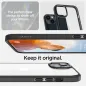Apple iPhone 14 Plus Case Spigen Ultra Hybrid Crystal clear  Matte black