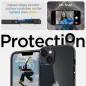Apple iPhone 14 Plus Case Spigen Ultra Hybrid Crystal clear  Matte black