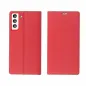 Apple iPhone 14 Wallet Cases LUNA Book Gold Elegant  Red