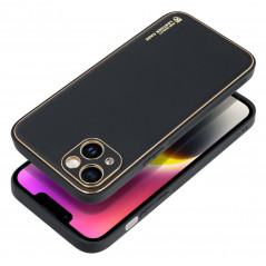 Apple iPhone 14 Plus Case Leather Black