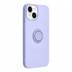 Apple iPhone 14 Plus Case Silicone ring Violet