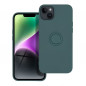 Apple iPhone 14 Plus Case Silicone ring Green
