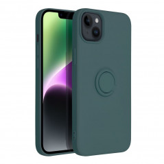 Apple iPhone 14 Plus Case Silicone ring Green