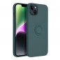 Apple iPhone 14 Plus Case Silicone ring Green
