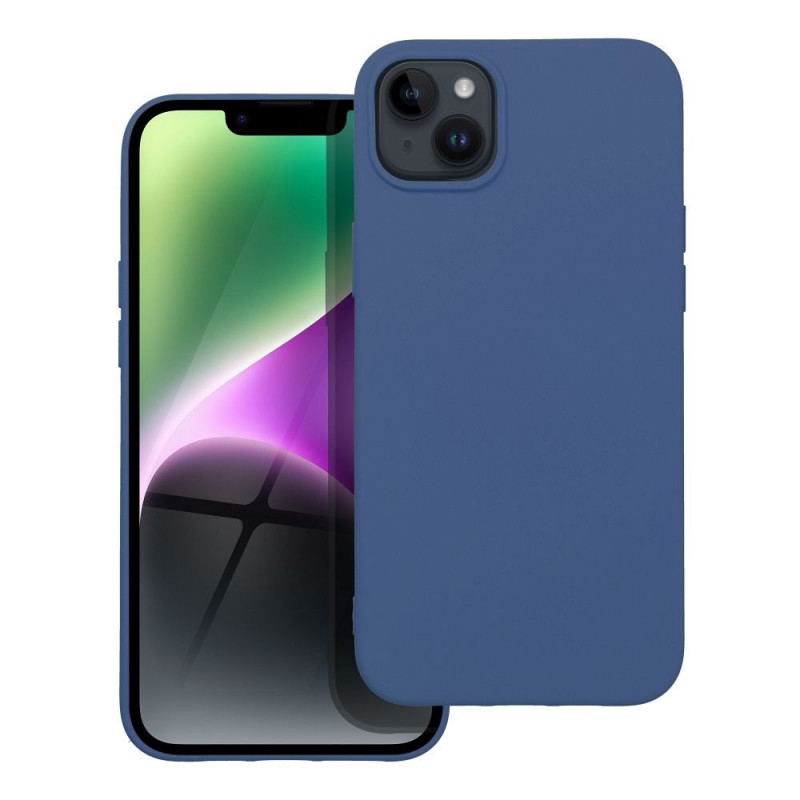 Apple iPhone 14 Plus Case Silicone Elegant  Blue
