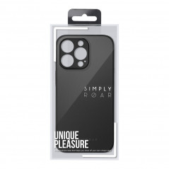 Apple iPhone 14 Plus Case Roar Matte Glass Stylish  Black