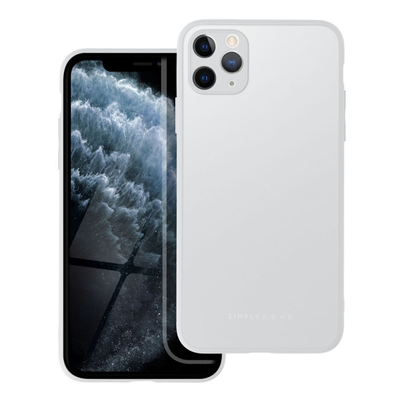 Apple iPhone 11 Pro Max Case Roar Matte Glass Stylish  Steel